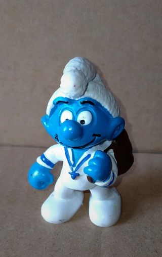 Puffo vintage. Puffo marinaio.