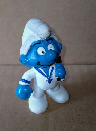 Puffo vintage. Puffo marinaio.