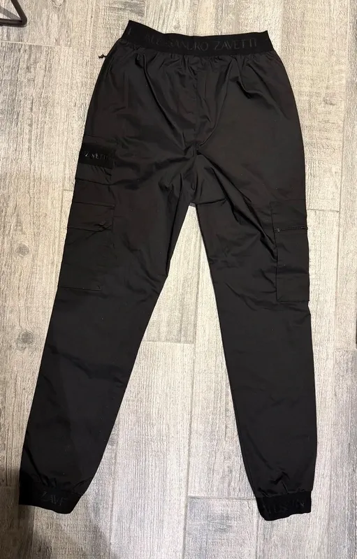 Pantaloni cargo Alessandro Zavetti neri