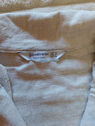 Camisa Corta Lino Mujer