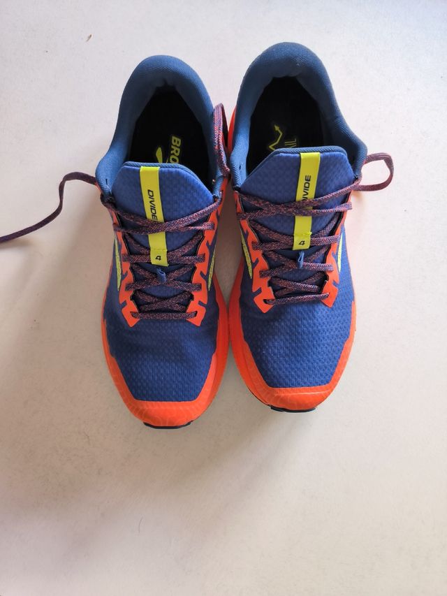 Zapatillas Brooks Divide 4 Azul Naranja