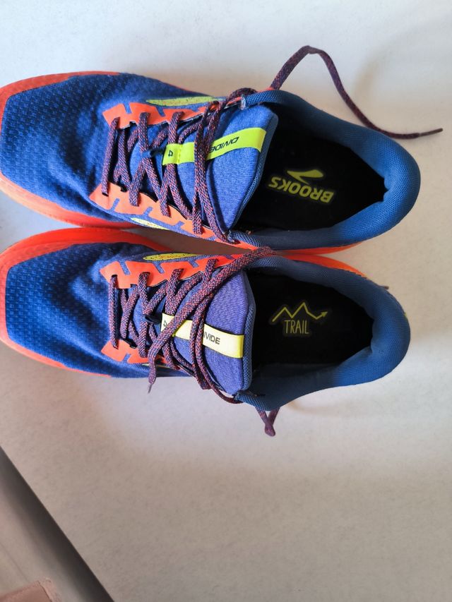 Zapatillas Brooks Divide 4 Azul Naranja
