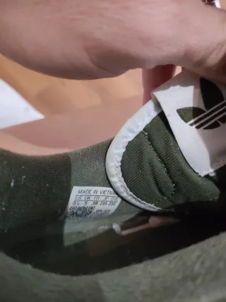 Deportivas Adidas Blancas y Verdes