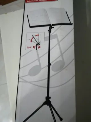 Soporte Guitarra y Atril Partituras, Nuevos.