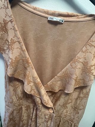 Vestido Zara Talla L Estampado