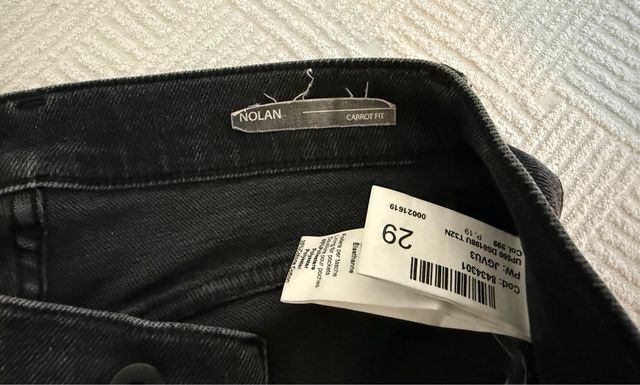 Jeans Dondup Carrot Fit Neri