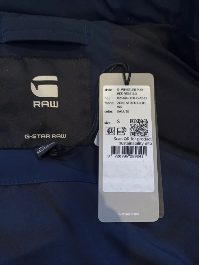 Chaleco G-Star RAW Azul