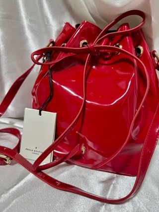 Borsa secchiello Pauls Boutique London rossa