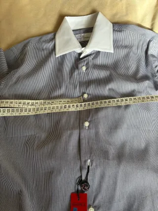 Camisa Carolina Herrera Raya Diplomática Talla M