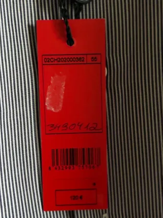 Camisa Carolina Herrera Raya Diplomática Talla M