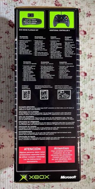 Xbox Clásica Precintada + Accesorios