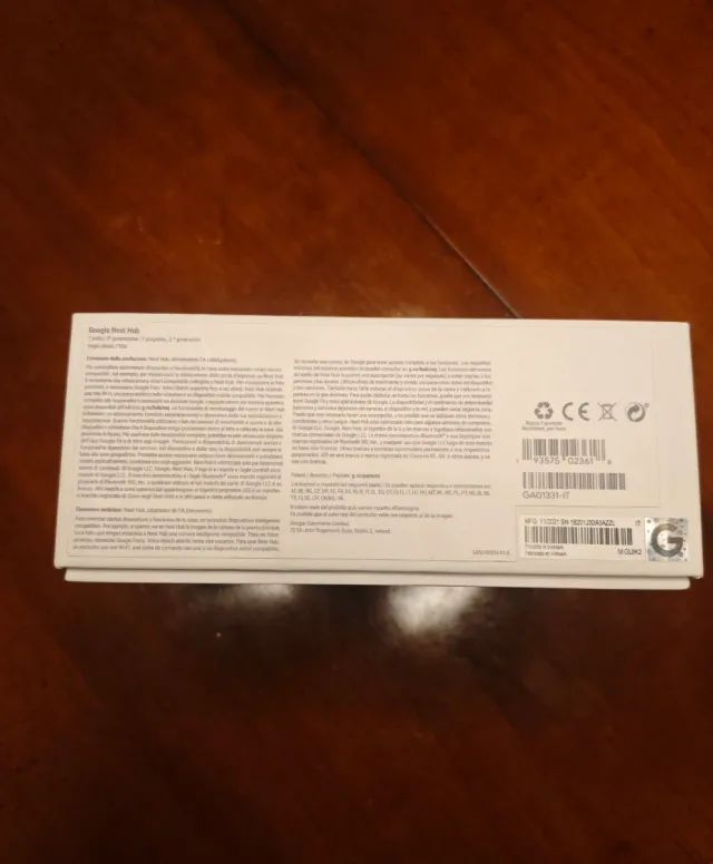 Google Nest Hub 2ª Gen con schermo da 7 pollici