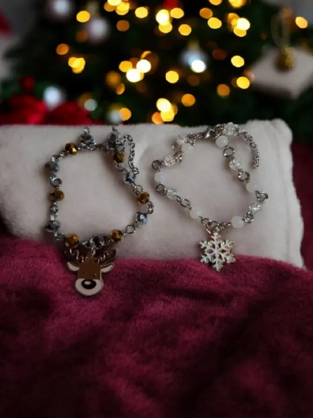4 Pulseras Navideñas