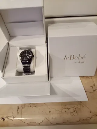 Orologio Le Bebè Acciaio Nero Smaltato