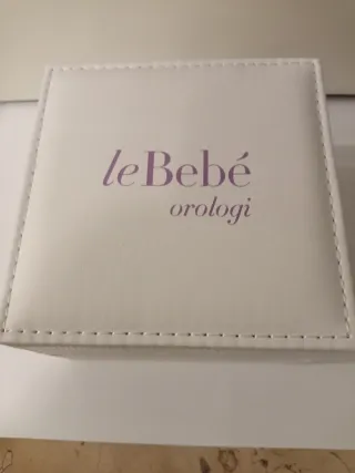 Orologio Le Bebè Acciaio Nero Smaltato