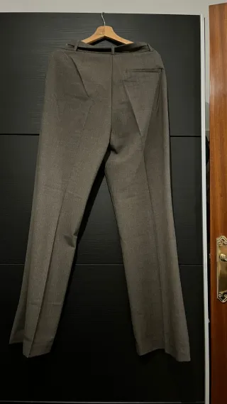 Pantalón de traje gris