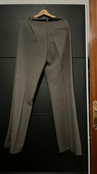 Pantalón de traje gris