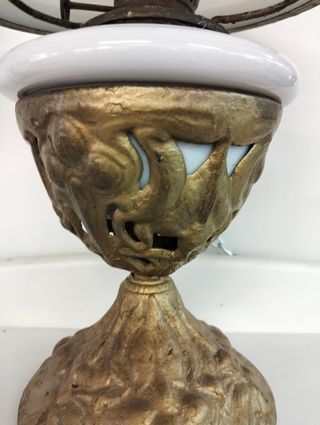 Lanterna vintage oro e bianco