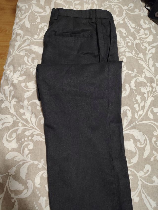 Pantalón de tela Adolfo Domínguez negro