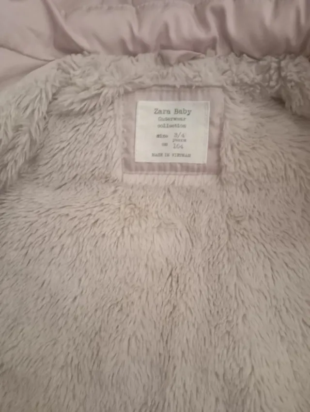 Abrigo Zara Niña 3/4 Años