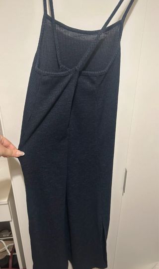 Vestido Pull&Bear azul marino tirantes