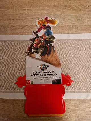Cartel Promocional Mario Kart Princesa Peach