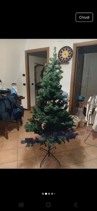 Albero di Natale sintetico verde