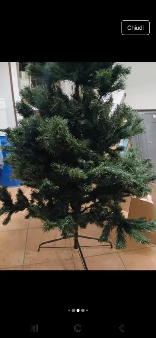 Albero di Natale sintetico verde