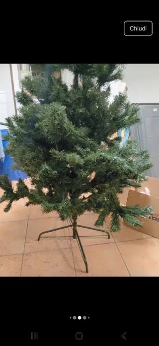 Albero di Natale sintetico verde