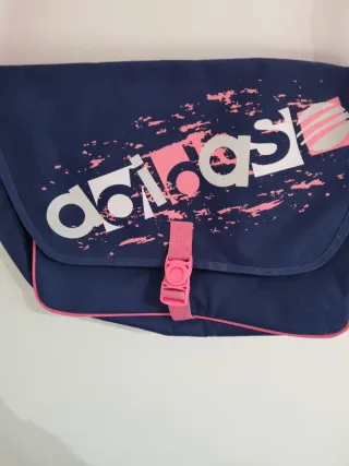 Bolso bandolera Adidas azul y rosa