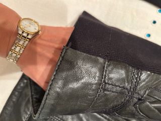 Cazadora Piel Mango Talla S