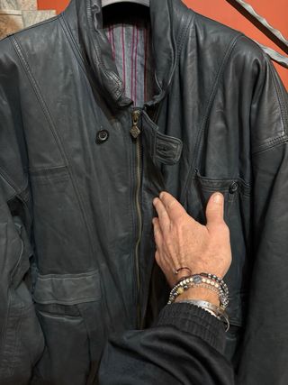 Giubbino in vera pelle vintage