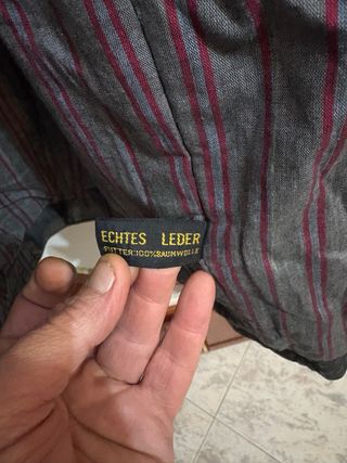 Giubbino in vera pelle vintage