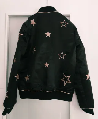 Cazadora reversible mujer estrellas