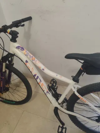 Bicicleta Montaña Mujer Blanca