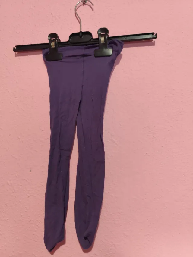 Leotardos niña morados, negros o sorados talla úni