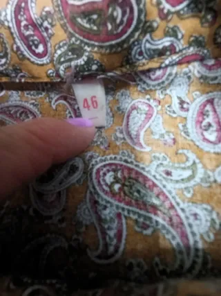 Camisa estampada mujer talla 46
