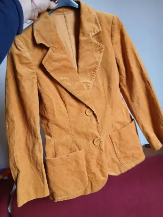 Blazer in velluto a coste