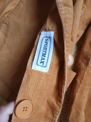 Blazer in velluto a coste