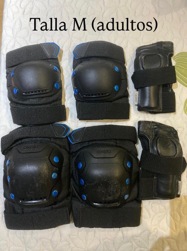 Protecciones skate, bici Talla M (Adulto) Oxelo