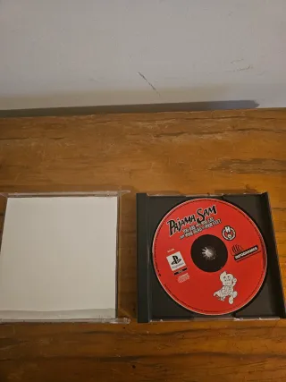 Jogo PS1 Pajama Sam PAL UK black label