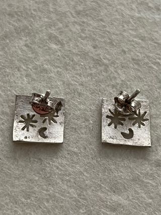 Pendientes Plata 925 Luna y Estrellas
