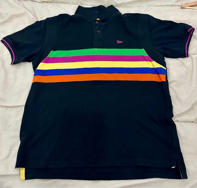 Polo New Era Rayas Tallas XL