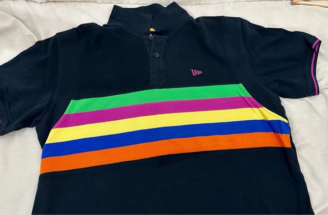 Polo New Era Rayas Tallas XL
