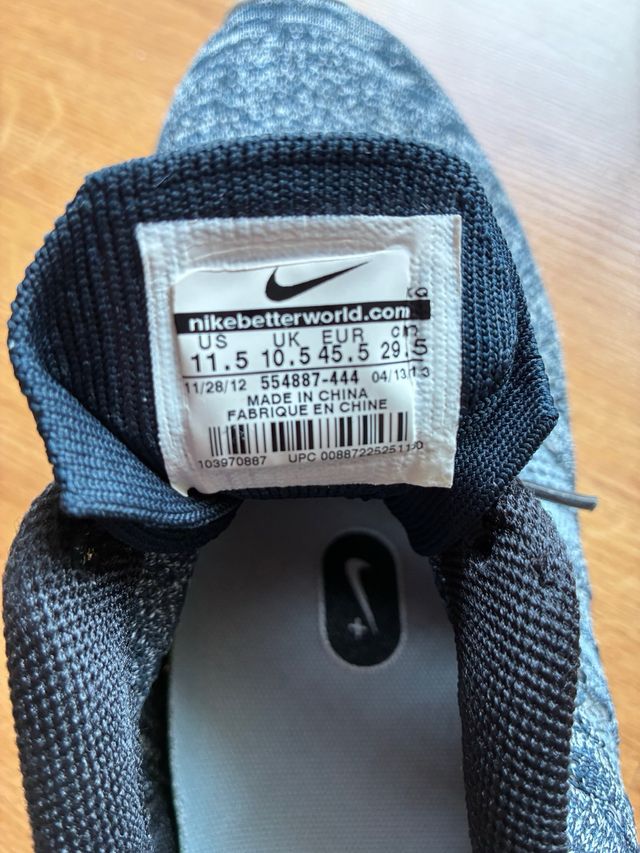 Zapatillas Nike Azules y Grises