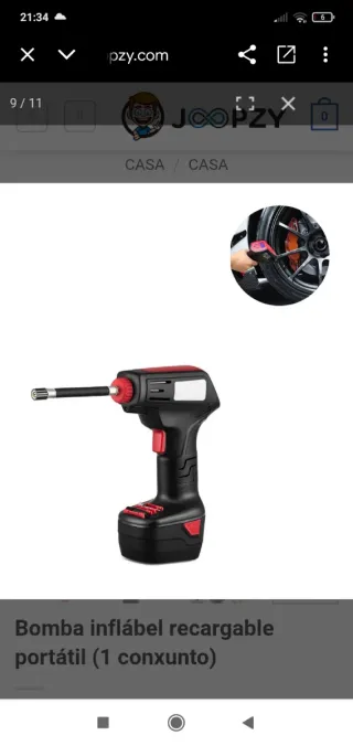 Compresor de Aire Portátil