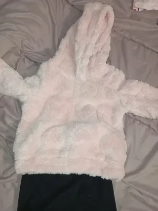 Pijama niña rosa y negro