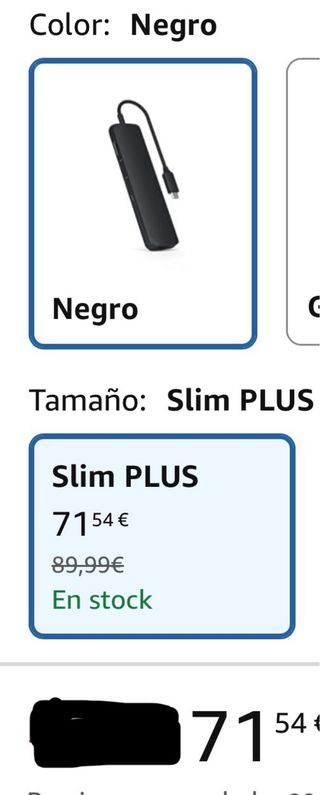 Hub USB C 7 en 1 Slim