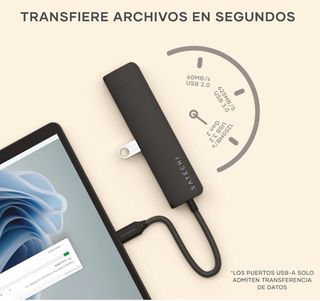 Hub USB C 7 en 1 Slim