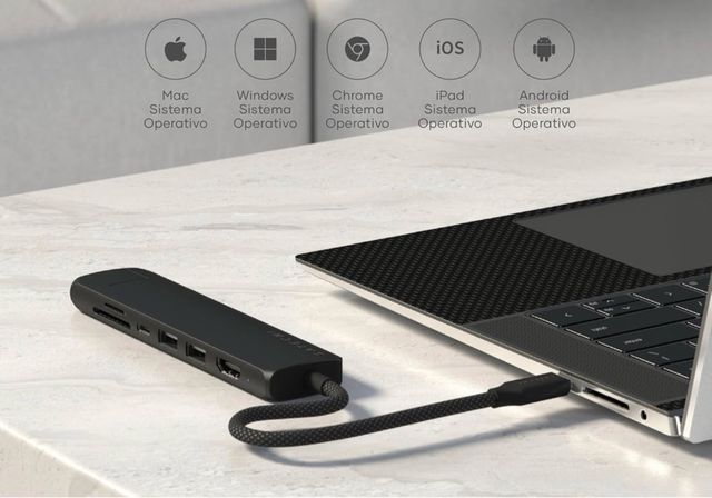 Hub USB C 7 en 1 Slim